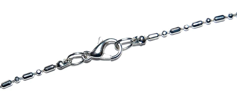 COLLAR COLGANTE MÚSICA CLAVE G VIDRIO HECHO EN EE. UU. Cadena de bambú #L3B ¡Vendedor de EE. UU.! Foto 3 de 3