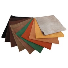 4-5oz Suede Leather Square Pieces Cowhide First Layer Skin Sheets Multi-size