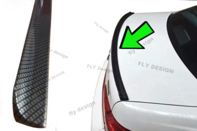 Autospoiler passend für Mercedes Benz C Klasse CL 203 W203 Sport Coupe CARBON  - Bild 1 von 4