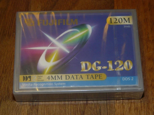 FUJIFILM DG-120 4mm 120M Cartridge DDS2 Data Tape neu in Folie