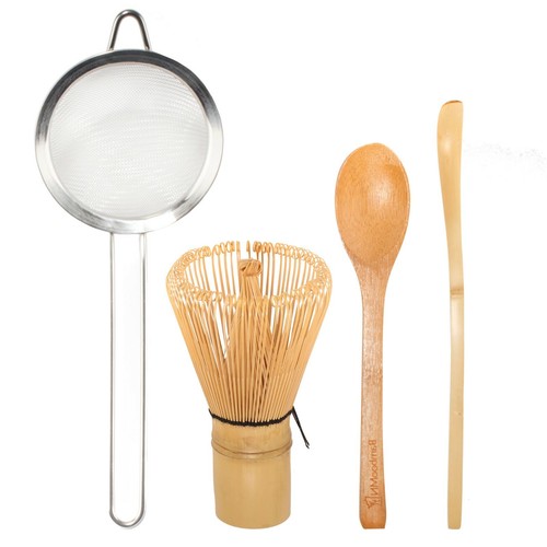BambooMN Brand - Matcha Tea Short Whisk - Golden - Multiple Set Sizes Available - Picture 16 of 23