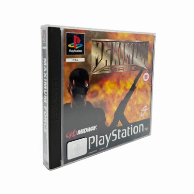 Maximum Force PSone PS1 Sony PlayStation 1 Spiel CIB Komplett Rar Selten