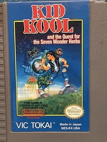 Kid Kool and the Quest for the Seven Wonder Herbs (NES 1990) W/ Case
