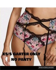 Victoria's Secret Embroidered Floral Garter XS/S