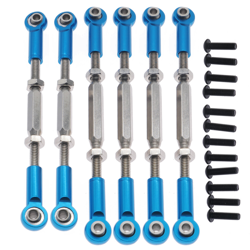 RCAWD 6pcs Full Set Turnbuckles Tie Rod For 1/10 ECX 2WD Series Upgraded Parts