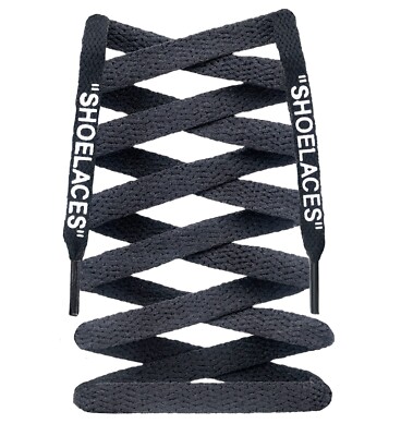 LitLaces - Off White Inspired Custom Printed ''SHOELACES'' Flat Silk Screen
