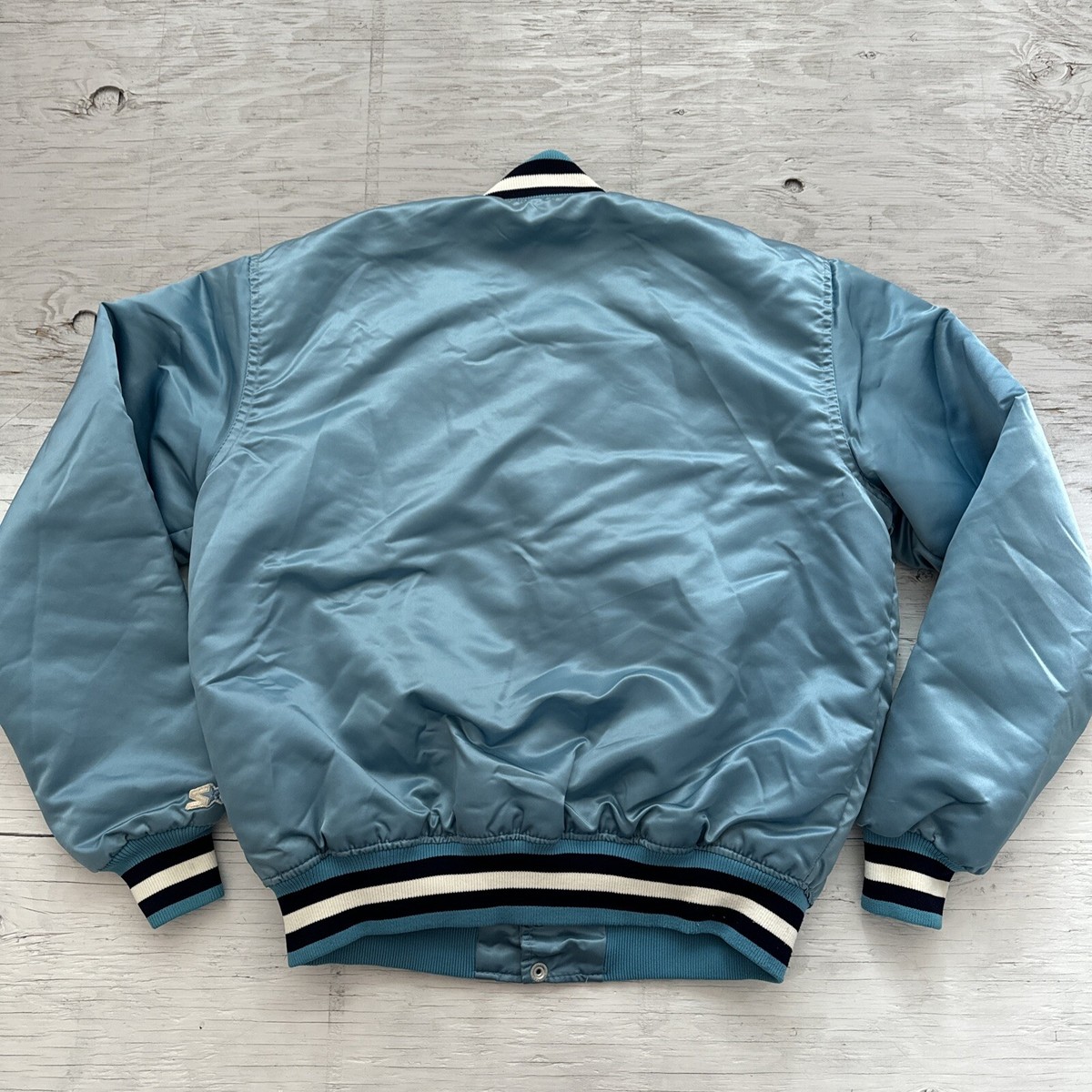 Vintage 80s NCAA Starter University OfNorth Carolina Satin Jacket
