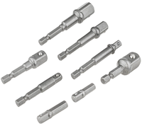 "Stecknuss Adapter Set 8 Tlg SteckschlüSsel 1/2\" 3/8\" 1/4 Bitaufnahme Nussadapter"