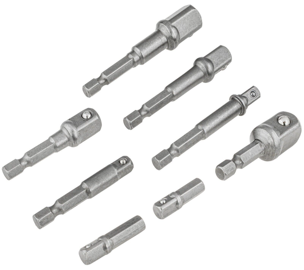 "Stecknuss Adapter Set 8 Tlg SteckschlüSsel 1/2\" 3/8\" 1/4 Bitaufnahme Nussadapter"-image