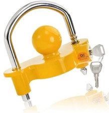 Trailer Hitch Lock Coupler Ball Tow Lock Anti-theft Lock Hardware RV Equipment