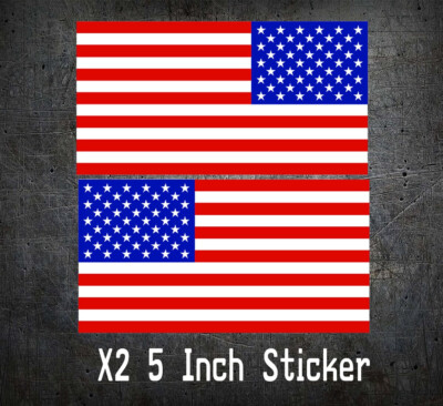 American Flag Decals Sticker United States USA Window Bumper Toolbox ...