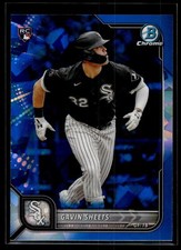 Gavin Sheets 2022 Bowman Chrome Sapphire Edition A Card #50