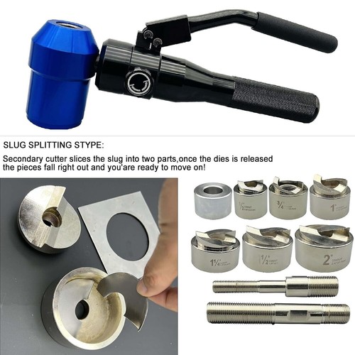 Hydraulic Knockout Hole Punch Driver Kit 1/2 to 2 inch Electrical Conduit AU114 - Picture 2 of 6