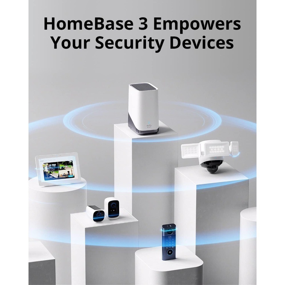HomeBase S380 Edge Security Center Expandable Storage up to 16TB No Monthly Fee