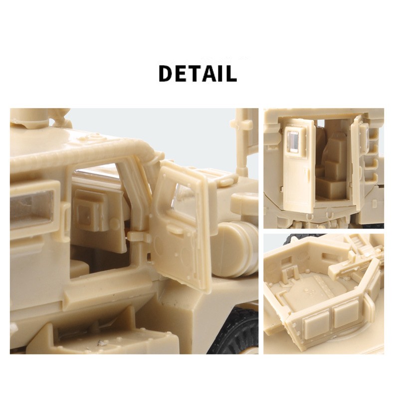 PVC Plastic 1/72 COUGAR 6x6 MRAP Sd.Kfz.7 Half-Track Unassembled Model Kit s thumbnail 9