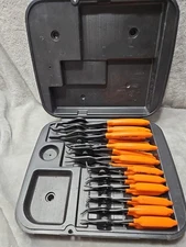 Lang  3495 12-Pc Fixed Tip Combo Internal External Snap Ring Pliers Set  USA