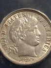 1899 O Barber Dime Anacs EF 40 (XF 40)