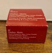 Clarins Ombre Matte Cream To Powder Matte Eyeshadow 07 Carbon 7g NEW