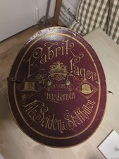 Chapeau Claque Klappzylinder Original  von 1880 mit Original Hutschachtel