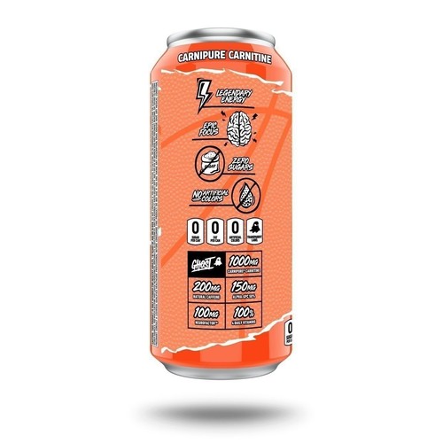 Ghost Energy Drink Peaches 16 oz SHIPS TODAY (Pack of 12) - Picture 4 of 4