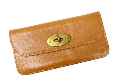 Mulberry Tasche Damen One Größe Braunes Leder Golden Verschluss Handtasche Logo