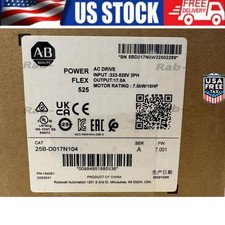 25B-D017N104 SER A  Allen-Bradley PowerFlex 525 7.5kW 10Hp AC Drive US Free Tax