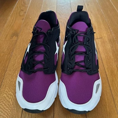Reebok Herren Lila Schwarz Mesh Niedrig Turnschuhe 9,5 US Deadstock