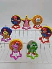 Lot of 7 McDonald s Super Mario Galaxy Happy Meal Toys 2026 Backpack Clips