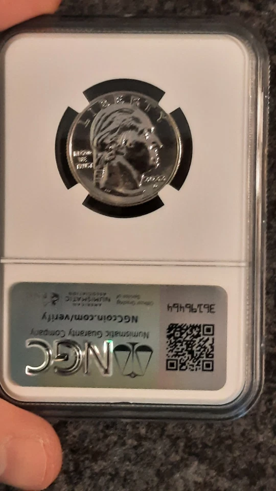 2022 D Maya Angelo's NGC MS68 Quarter - Image 2 of 2