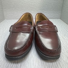 G.H. Bass Weejuns Oxblood Penny Loafers Men  s Size 8 Leather Classics Preppy