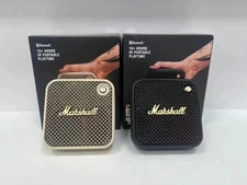 New Marshall Willen Portable Bluetooth Speaker Mini Music Player -Black & Cream