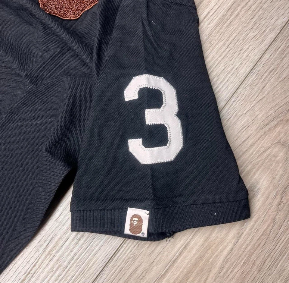 Polo negro bape talla grande Foto 4 de 4