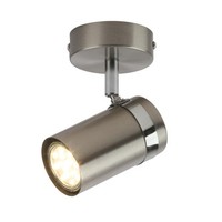 Moderne Deckenfluter Spots 1X35W/Gu10 IP20 Chrom Nickel Satiniert