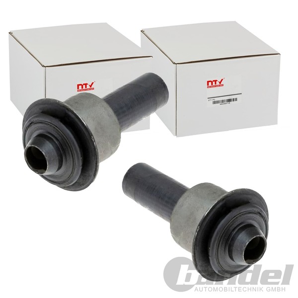 2X NTY Querlenkerlager Buchse Hinten Vorne Passend FüR Nissan Qashqai X-TRAIL RE-image