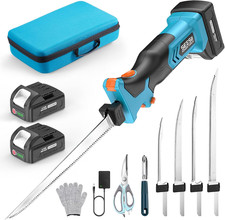 Cordless Electric Fillet Knife 4 Blades Fish Fillet Knife Kit Battery Powered