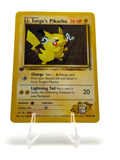 Pokemon Lt. Surge's Pikachu Gym Heroes Common 81/132