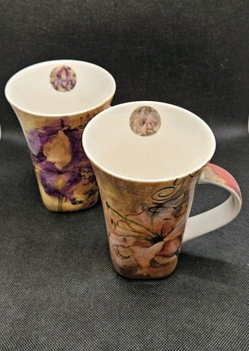 A Lovely Pair Of Leonardo Lifestyle Tall Coffee Mugs - Picture 2 of 6
