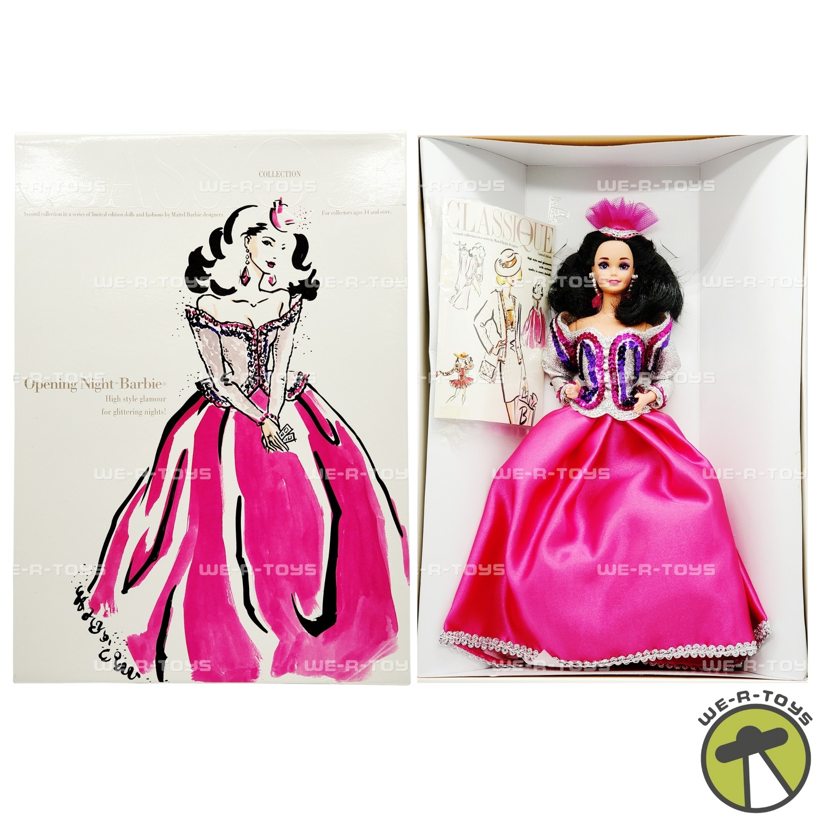 Opening Night Barbie Doll Classique Collection Limited Edition 1993 Mattel 10148