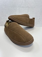 Superlamb Slippers Women s 8 Chestnut Brown Sheepskin Fleece Lined Slip On