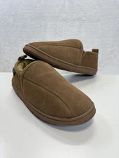 Superlamb Slippers Women’s 8 Chestnut Brown Sheepskin Fleece Lined Slip On