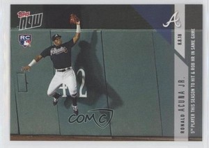 2018 Topps Now /1183 Ronald Acuna Jr #575 Rookie RC