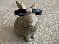 Bunz  Armreifen Platin 950/ Kautschuk, 5 Brillanten 0,05ct