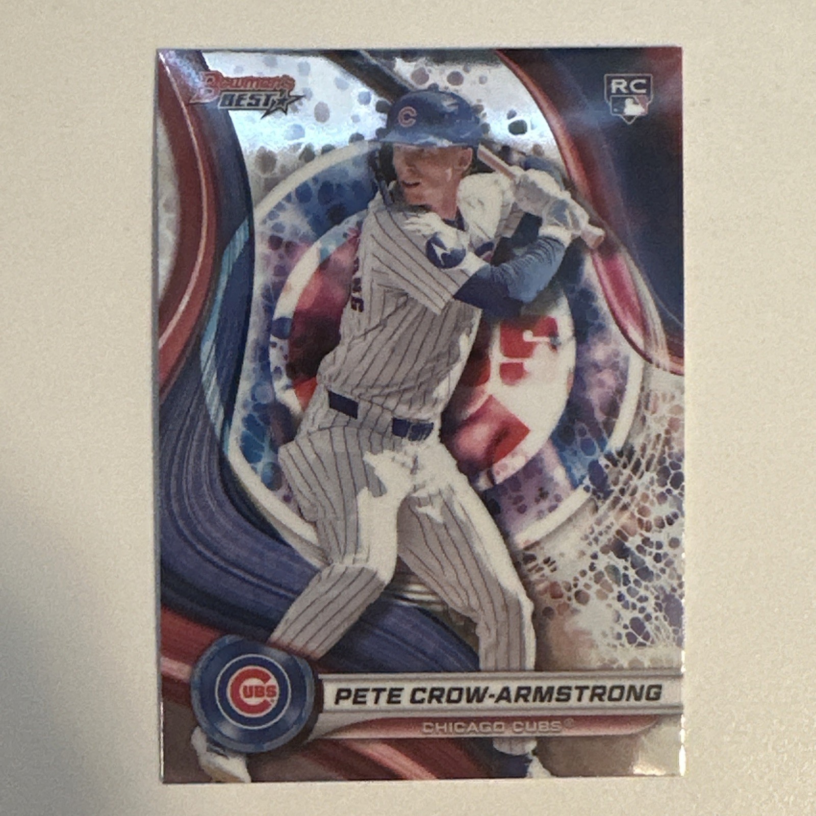 2024 Bowman's Best #17 - Pete Crow-Armstrong RC Rookie - Chicago Cubs 