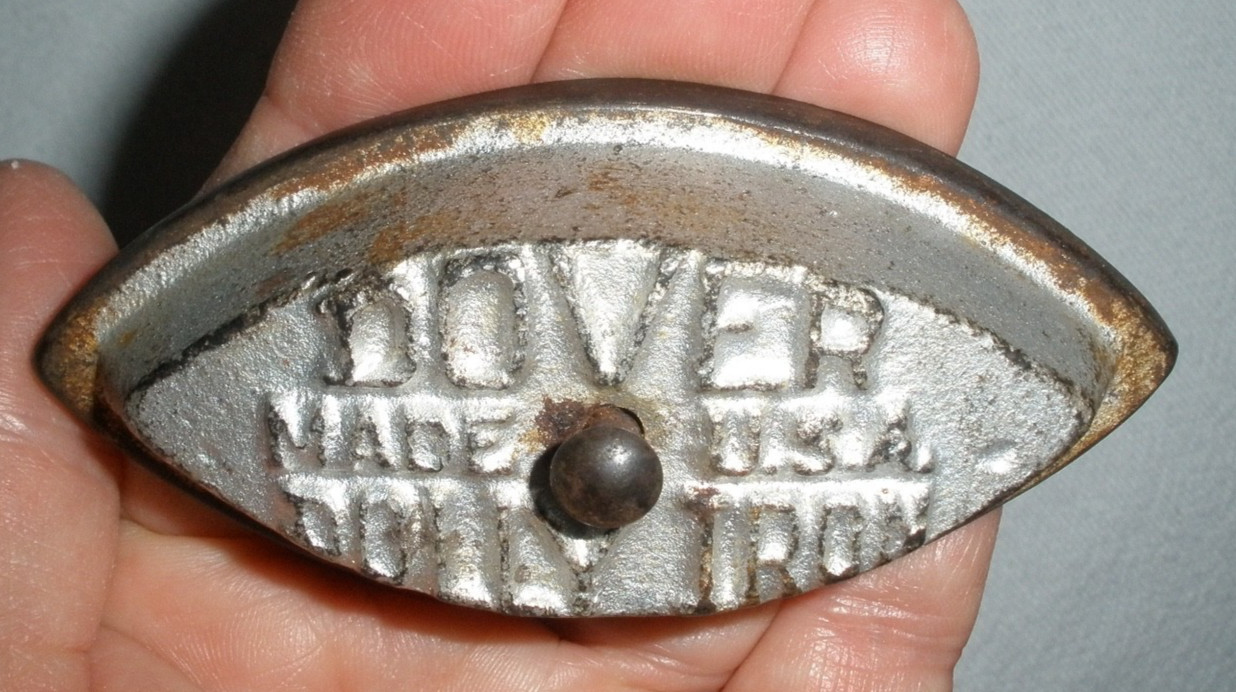 Antique DOVER DOLLY SAD IRON Complete Hood & Core Late 1890's Dover Mfg. Co.