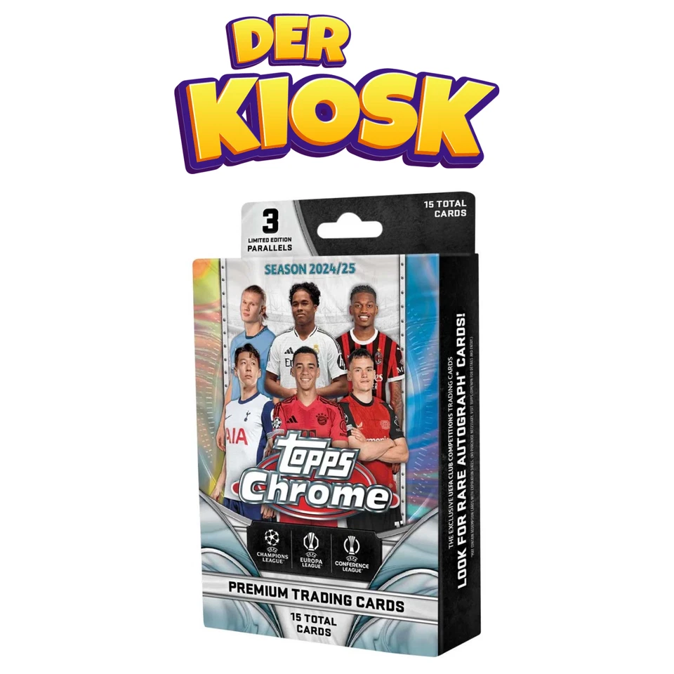 2024-25 Topps Chrome UEFA Club Competitions Hanger Box