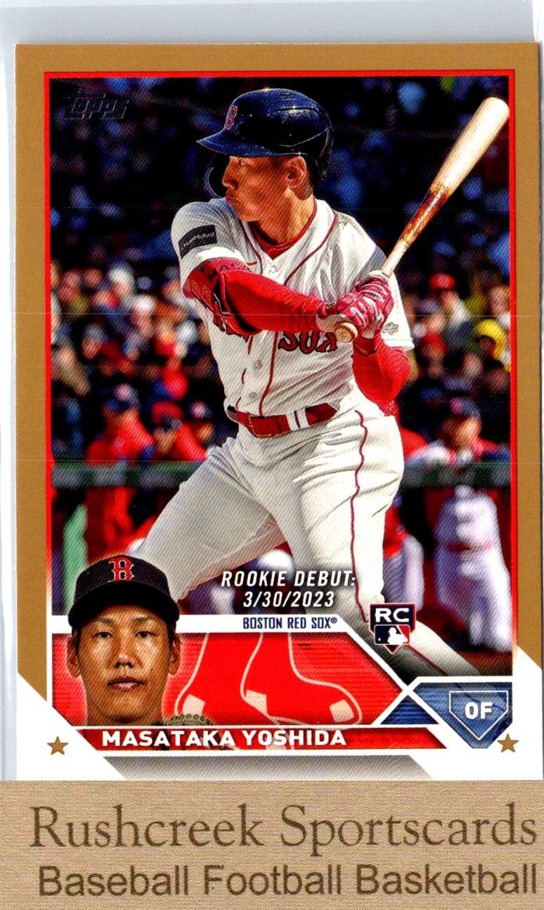 2023 Topps Update #US5 Masataka Yoshida /2023 RC Rookie Gold