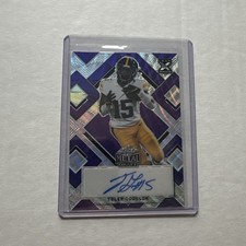 Tyler Goodson 2022 Leaf Metal Draft AUTO /20 SP RC Packers RB