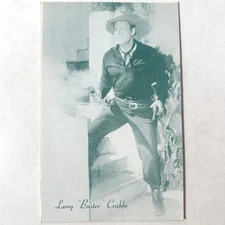 Larry Buster Crabbe Hollywood Western Movie Cowboy Old Arcade Exhibit Lobby Card