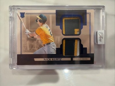 2025 Panini Three and Two Nick Kurtz Prospect Dual Patch /15 Rookie (RC) Rare!