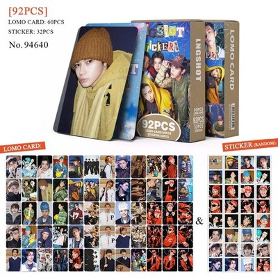 92PCS Latest KPOP Oh Yul, Ryul, Woo Jin, Louis LNGSHOT Group New Album Stickers